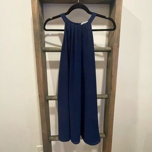 Navy blue cocktail dress